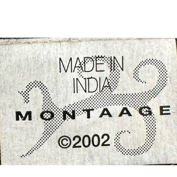 Vtg Tiered Pillar Candlesticks Distressed Black Wood Silverplate Base & Top S/3 - Picture 8 of 9